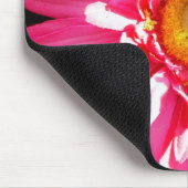 Pink Gerber Daisy Mousepad Muismat (Hoek)