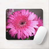 Pink Gerber Daisy Muismat (Met muis)