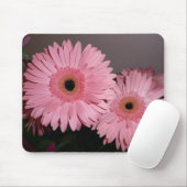 Pink Gerber Daisy Muismat (Met muis)