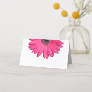 Pink Gerber Gerbera Daisy Wedding Plaatskaartje