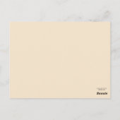 Pink Gerbera Briefkaart (Achterkant)