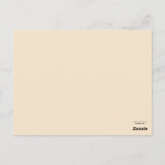 Pink Gerbera Briefkaart (Achterkant)