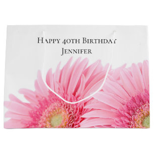 Pink Gerbera Daisies Elegant Fotografie van de dag Groot Cadeauzakje
