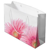 Pink Gerbera Daisies Elegant Fotografie van de dag Groot Cadeauzakje (Achterkant Gekanteld)