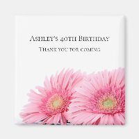 Pink Gerbera Daisies Elegant Fotografie van de dag