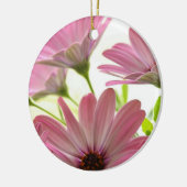 Pink Gerbera Daisies Keramisch Ornament (Links)