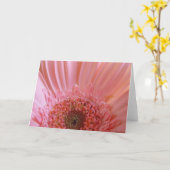 Pink Gerbera Daisy #731 Kaart (Gele Bloem)