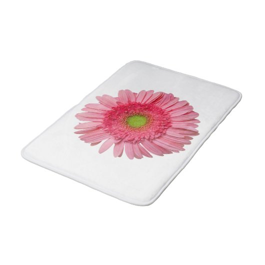 Pink Gerbera Daisy Badmat (Gekanteld)
