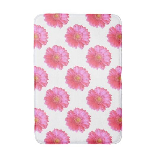 Pink gerbera daisy badmat (Voorkant Verticaal)