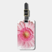 Pink Gerbera Daisy Bagagelabel (Voorkant verticaal)