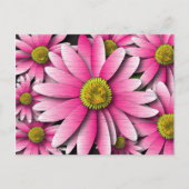 Pink Gerbera Daisy Briefkaart (Voorkant)