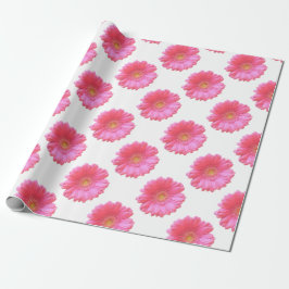Pink gerbera daisy cadeaupapier