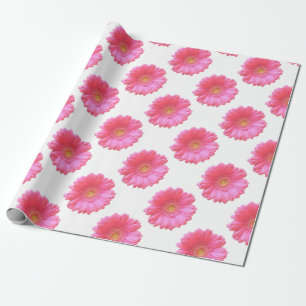 Pink gerbera daisy cadeaupapier