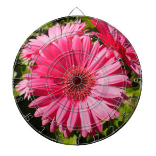 Pink Gerbera Daisy Dartboard Dartbord