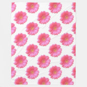 Pink gerbera daisy fleece deken (Voorkant)