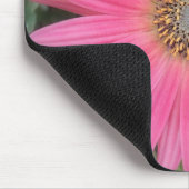 Pink Gerbera Daisy Flowers Mousepad Muismat (Hoek)