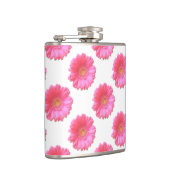 Pink gerbera daisy heupfles (Rechts)