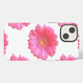 Pink gerbera daisy iPhone hoesje (Achterkant horizontaal)