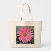 Pink Gerbera Daisy Jumbo Tas (Voorkant)