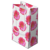 Pink gerbera daisy klein cadeauzakje (Achterkant Gekanteld)