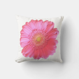 Pink gerbera daisy kussen
