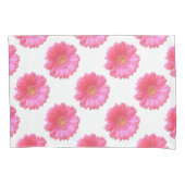 Pink gerbera daisy kussensloop (Voorkant)
