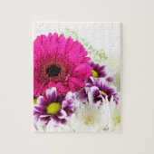 Pink Gerbera Daisy Legpuzzel (Verticaal)