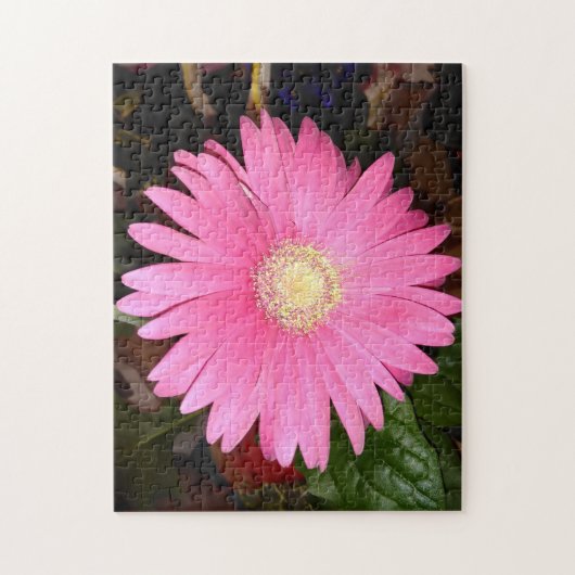 Pink Gerbera Daisy Legpuzzel (Verticaal)