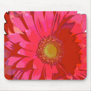 Pink Gerbera Daisy Mousepad Muismat