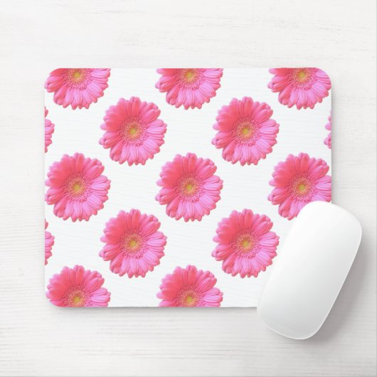 Pink gerbera daisy muismat (Met muis)