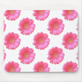 Pink gerbera daisy muismat