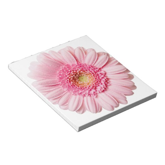 Pink Gerbera Daisy Notitieblok (Schuin)