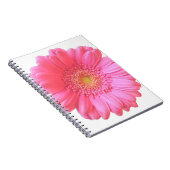 Pink gerbera daisy notitieboek (Rechterzijde)