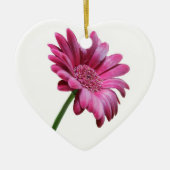 Pink Gerbera Daisy Ornament (Voorkant)