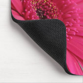 Pink Gerbera Daisy Passion Motivatie Mousepad Muismat (Hoek)