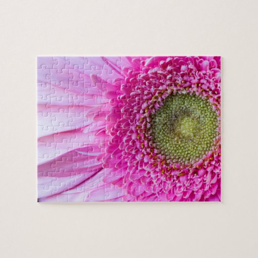 Pink Gerbera Daisy Puzzle Legpuzzel (Horizontaal)