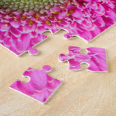 Pink Gerbera Daisy Puzzle Legpuzzel (Zijkant)