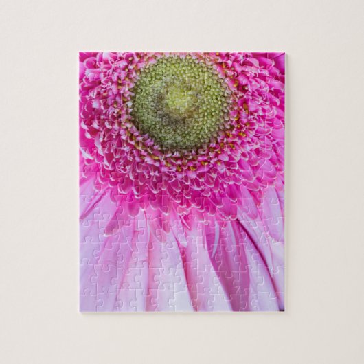 Pink Gerbera Daisy Puzzle Legpuzzel (Verticaal)