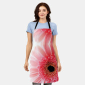 Pink Gerbera Daisy Schort (Gedragen)