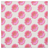 Pink gerbera daisy stof (Swatch)