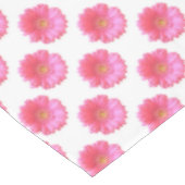 Pink gerbera daisy tafelkleed (Gekanteld)