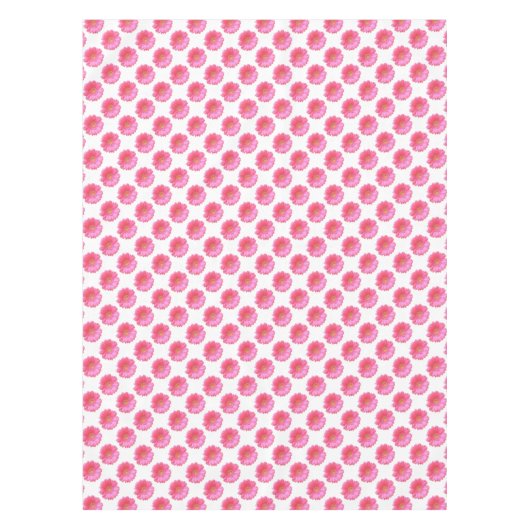 Pink gerbera daisy tafelkleed (Voorkant)