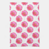 Pink gerbera daisy theedoek (Verticaal)