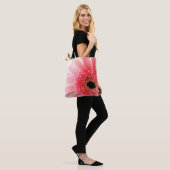 Pink Gerbera Daisy Tote Bag (Op model)