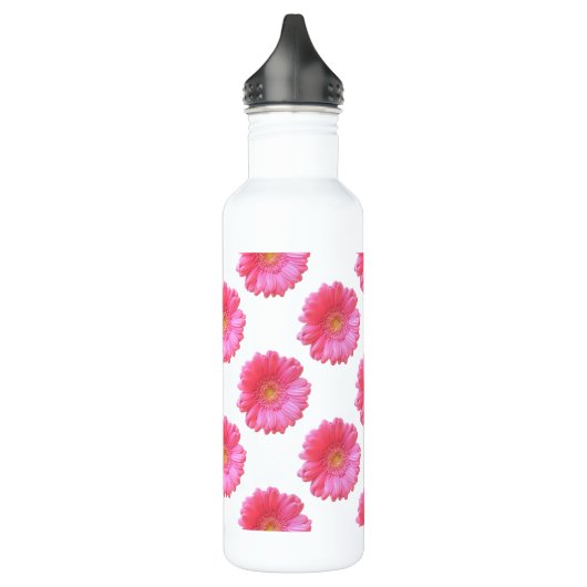 Pink gerbera daisy waterfles  (Links)