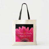 Pink Gerbera Daisy Wedding Welcome Bag Tote Bag (Voorkant)