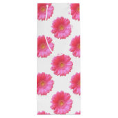 Pink gerbera daisy wijn cadeautas (Achterkant)
