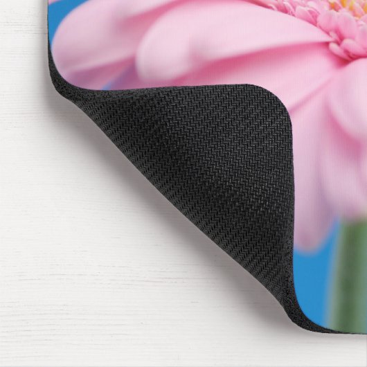 Pink Gerbera Mousepad Muismat (Hoek)