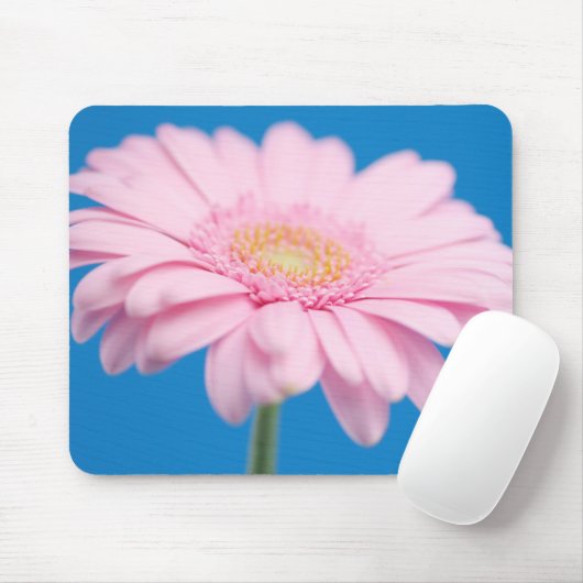 Pink Gerbera Mousepad Muismat (Met muis)