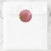Pink Gerbera · Save the Date Sticker (Tas)